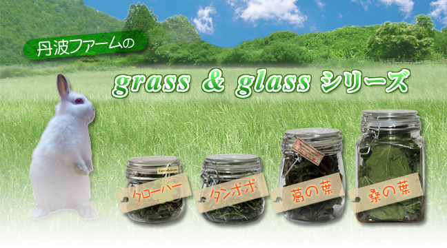 丹波ファームのgrass and glass シリーズ